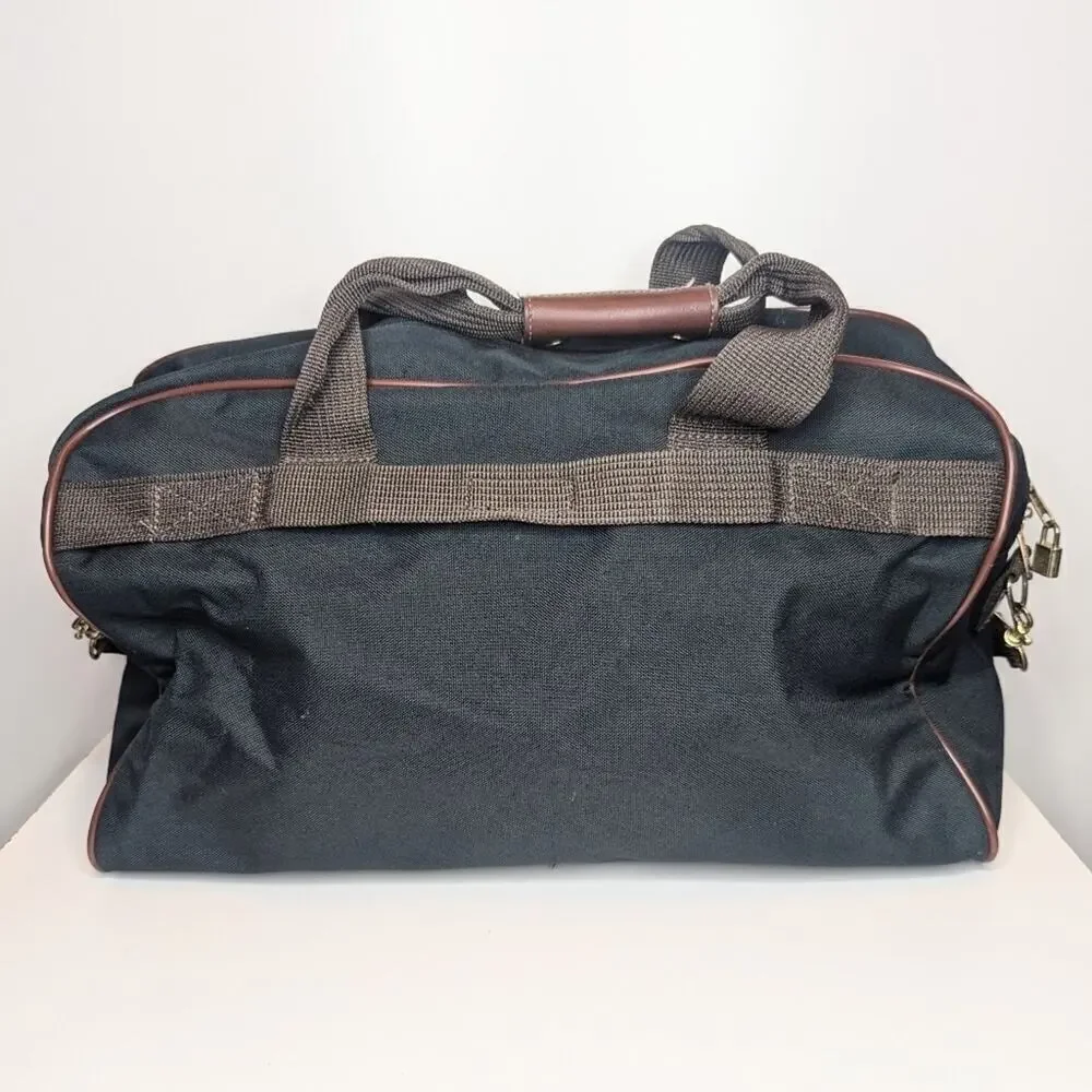 Ricardo Beverly Hills green canvas bag duffel carry-on overnight weekender